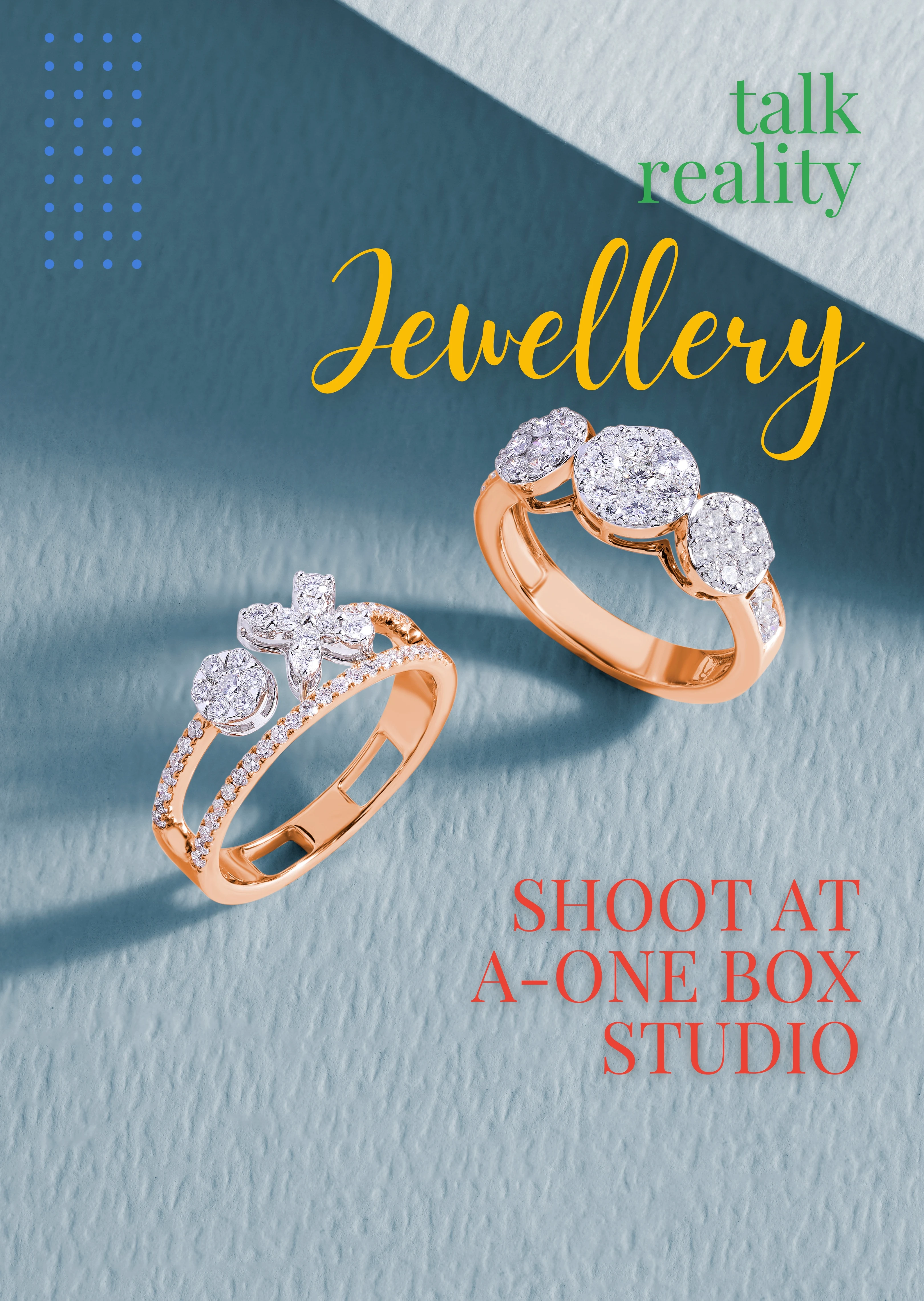 Jewellery model photoshoot